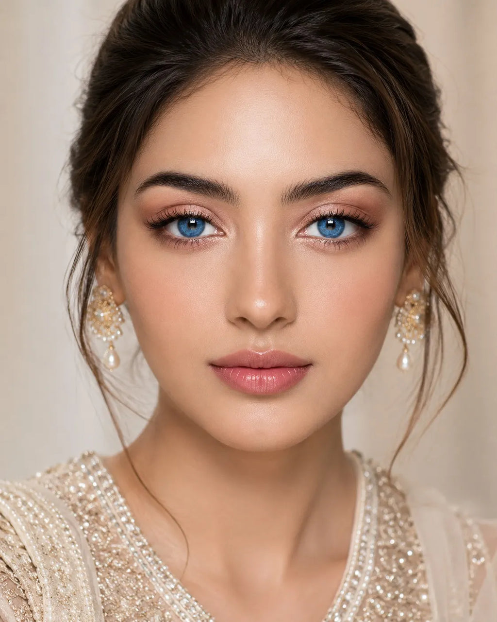 Diamond Blue Contact Lenses