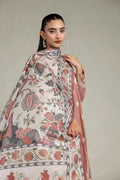 Navy Floral Kurta