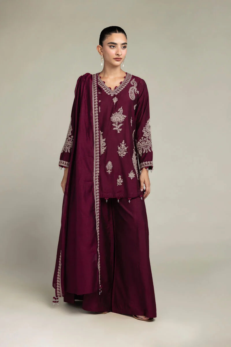 Paisley V-Neck Kurta