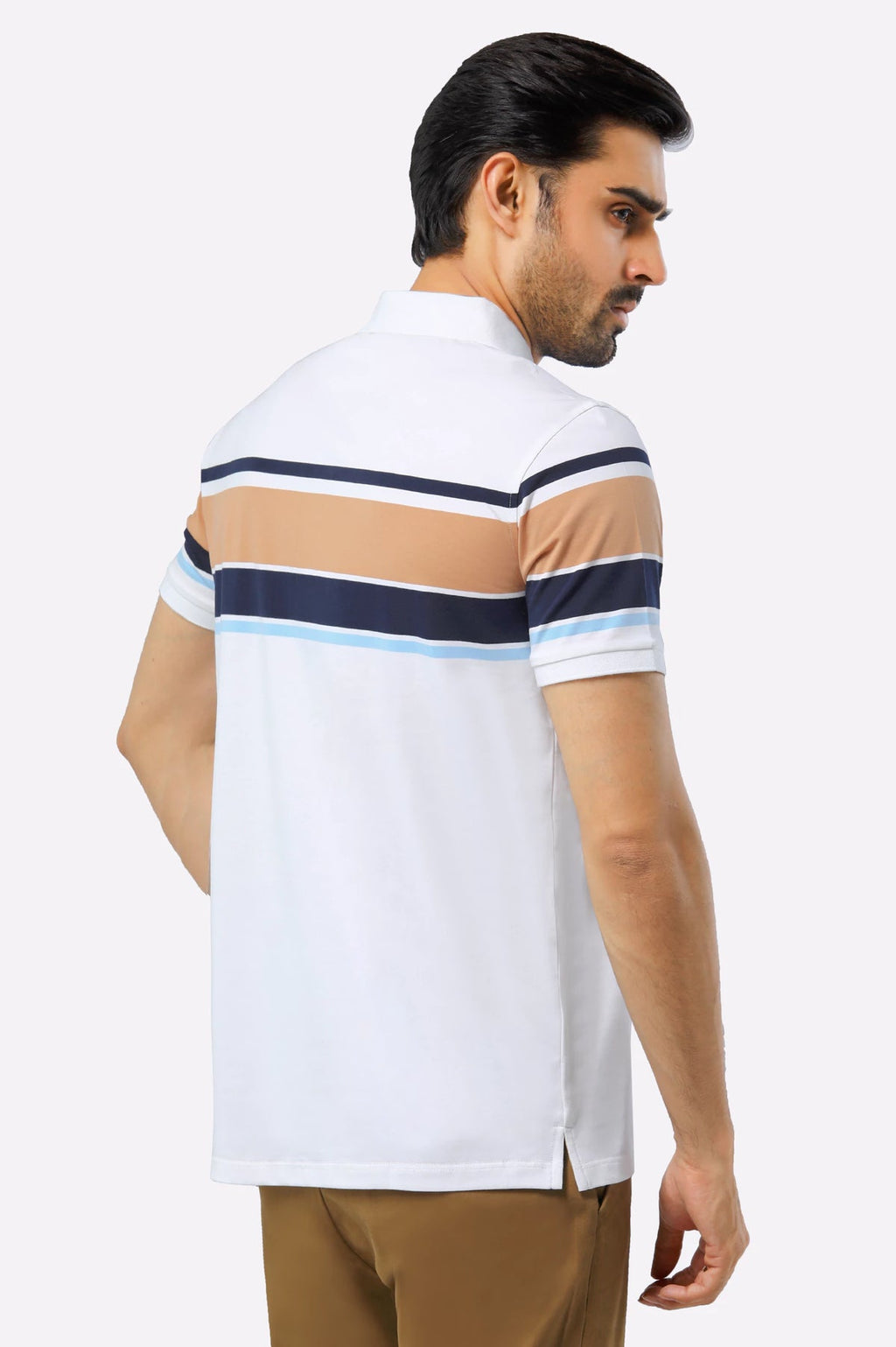 White Yarn Dyed Polo White Yarn Dyed Polo